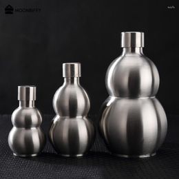 Hip Flasks Portable Flask Wine Jug Gourd Bottle 500ml 1500ml 2500ml Water Stainless Steel For Outdoor Boating Bday Accessories Gift
