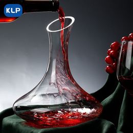 Bar Tools KLP Green Apple Red Wine Glass Set household Decanter European glass Crystal cup wine stemware Creative set 230824