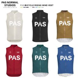 Cycling Shirts Tops PAS NORMAL STUDIOS Cycling Vest Windproof Bike Gilet PNS Sleeveless Cycling Jerseys PAS Bicycle Clothing Chaleco Ciclismo MTB 230825