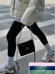 Quality Chain Flap Hobo Bag Simple Black All-Match Small Square Bag Nylon Cloth Shoulder Messenger Bags