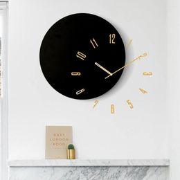Wall Clocks Luxury Unique Large Clock Hanging Living Room Modern Battery Operated Fashion Watches Vintage Reloj De Pared Home Decor