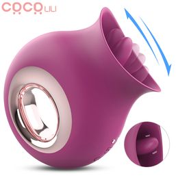 Vibrators Vibrator for Women G Spot Licking Dildo Clit Nipple Stimulator Oral Tongue Pussy Vagina Sex Toys Female Masturbation 230824