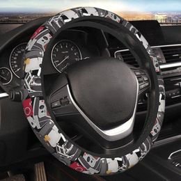 Steering Wheel Covers POGRAPHIC CAMERA EVOLUTION Thickening Car Cover 38cm Universal Suitable Car-styling Accessories