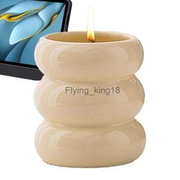 Eco Friendly Empty Ceramic Candle Holders Matte Unique Candle Jar Decorations Ceramic Candle Vessel For Christmas Home Decor HKD230825 HKD230827