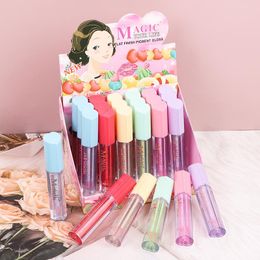 Lip Gloss 24Pcs Shiny Colour Changing Moisturising Longlasting Lips Makeup For Childrens Wholesale