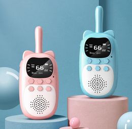 3KM walkie talkie 1000mAh girls boys rechargeable toys mini portable cute funny intercom kids walkie talkie