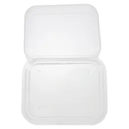 Dinnerware Sets Air Tight Bread Container Butter Box Home Tableware Crisper Restaurant Cake Acrylic