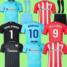 23 24 Club Bilbao Soccer Jerseys BERENGUER 2023 MUNIAIN Athletic WILLIAMS Football shirt RAUL GARCIA VILLALIBRE camiseta Sancet third GK UNAI SIMON