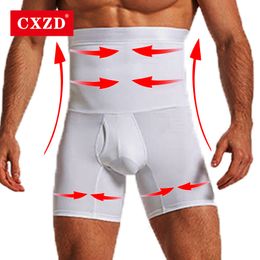 Men's Body Shapers Men Slimming Shaper Waist Trainer High Control Panties Compression Underwear Abdomen Belly Shorts 230825