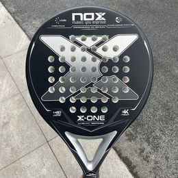 スカッシュラケットXONE PADELパドルテニスラケット3KカーボンファイバーHR3コアラウンドシェイプラケットラケット230824