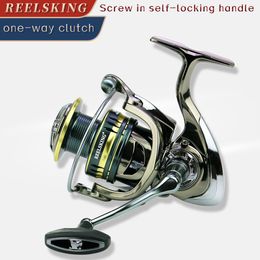 Fly Fishing Reels2 High qualityMetal head front and rearbrake fishing liheel Sea wheelThrown pole wheel carp line speed ratio521 230825