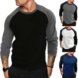 Men's T Shirts Solid Shirt Men Mens Summer Fashion Casual Fasten Long Sleeve Top Wine For Graphic