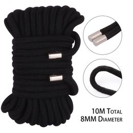 Adult Toys 10M 8MM Thicken Shibari Art Rope Bondage Slave Restraint Sex For Couples Hogtie Fetish Harness Games Wholesales Price 230824