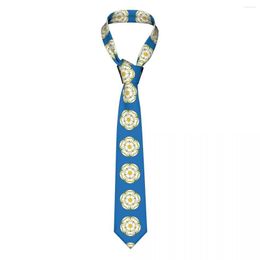 Bow Ties Casual Arrowhead Skinny Flag Of Yorkshire Necktie Slim Tie For Men Man Accessories Simplicity Party Formal