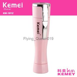 KEMEI Female Shaving Machines for Women Mini Lady Epilator Hair Removal Shaver Razor Battery Bikini Trimmer depilation HKD230825