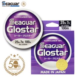 Braid Line Seaguar Glostar Japan Fluorocabon 100 Fluorocarbon Fishing FC Shock Leader Lure Leashes Fish 230825