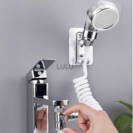 Bathroom Wash Face Basin Water Tap External Shower Head Flexible Hair Washing Faucet Rinser Extension Set Hand-held Extender HKD230825 HKD230825