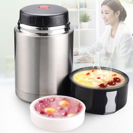 Water Bottles Stainless Steel Stew Pot Cooked Porridge Student Heat Preservation Lunch Box Gift Insulated Cup