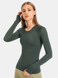 Women's T-Shirt Nepoagym OCEAN Women Long Sleeve Athletic Top Compression Tight Shirts Workout Tops for Running Yoga Gym 230825