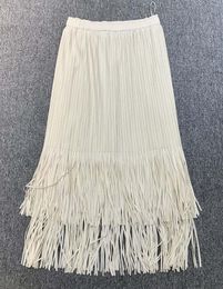 Skirts 2023 Women Fashion Sexy Casual Fringed Skirt 0527