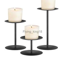 Candle Holder Set 3pc Candlestick Holders Kit Simple Wedding Decoration Bar Party Living Room Decor Home Table Candlestick HKD230825