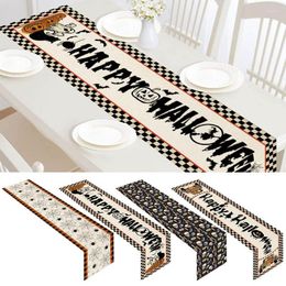 Table Cloth Halloween Decorations Gothic Overlay Collection Runner For Decor Indoor Outdoor Home Party Tabletop