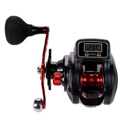 Fly Fishing Reels2 LeftRight Hand Baitcasting Reel With Line Counter 161 Bearings Baitcaster with Digital Display Baitcasts Wheel 230825