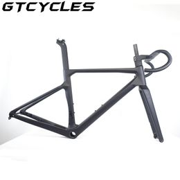 Car Truck Racks Carbon Gravel Frame 70042C Road Bike Frames Internal Cable Routing GravelG42 Frameset Disc Brake Cyclocross 230825