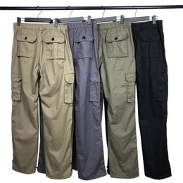 Men's Pants Top Quality Designers Trousers Badge Patches Letters Men Women Zipper Track Pant Cotton Casual Cargo Pants Street245K