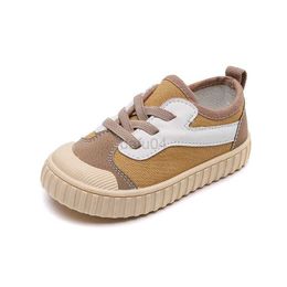 Sneakers 2023 new Children Shoes Kids Matching Canvas Shoes Baby Shoes Fashion Student Shoes Toes Capped Anti-kick Flats Cute Hot L0825