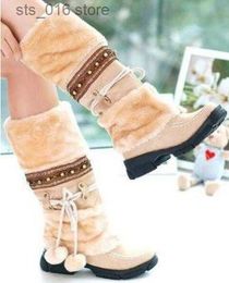 Warm Thickened Fur Winter Over Knee High Heel Boots Women Shoes Fashion Sexy Botas Long Woman Footwear AH053 size 35-40 6fd4