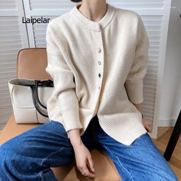 Women's Hoodies Sweater Korean Fashion Cardigan Single-breasted Long Sleeve Top Winter Knitwear