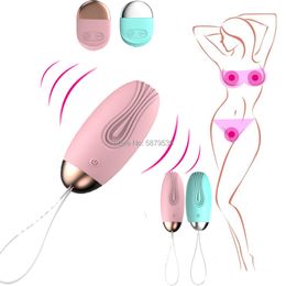 Adult Toys USB clitoris stimulator Waterproof Wireless Vibrating Jump Sex Egg Remote Control Bullet Vibrator for Women 10 Speed 230824