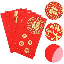 Gift Wrap 60 Pcs Red Envelope Bag Year Pockets Packets Spring Festival Money 2023 Wedding Purses Thick Paper