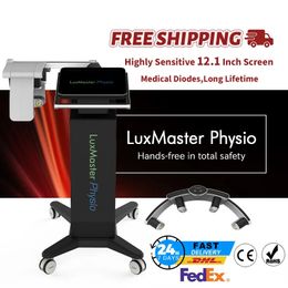 Low level laser Pain Relief 635nm 405nm Wavelength Cold Laser machine Low Back pain treatment Red Light LUX Master Physio Physiotherapy Equipment Clinic use