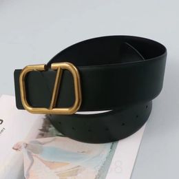 Womens belts v luxury belt for men designer 7cm oversized wide retro buckle cinturon gold plated borwn belt dresses waist ornament luxurious simple ga08 B23