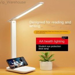 Dedicated Eye Protection Desk Lamp for Learning Foldable Night Light Dormitory Charging LED Student Bedside Reading Light HKD230824