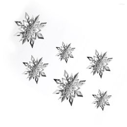 Christmas Decorations 18 Pieces Winter Hanging Snowflake Xmas Tree Hanger Year