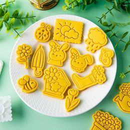 Baking Moulds Cartoon Cookie Cutter Carrot Sunflower Biscuit Mould Fondant Pastry Dessert DIY Cutting Cake Tools