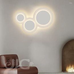 Wall Lamp Nordic Led Corridor Modern Simple Entrance Sun Table Bedroom Study And Household