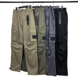 Top Quality Men's Pants Designers Trousers Patches Letters Men Women Zipper Track Pant Cotton Casual Cargo Pants Streetwear B274F