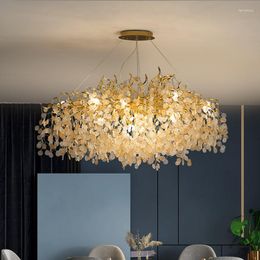 Chandeliers Luxury Living Room Branch G9 Chandelier Led Gold Lighting Lustre Crystal Pendant Lamp Hanging Indoor Light