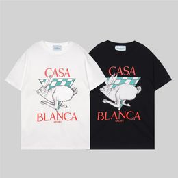 Mens designer t shirt Casablanc t shirt Fashion Men Casual t-shirts Man Clothing Street t-shirts Tennis Club Shorts Sleeve Clothes280K