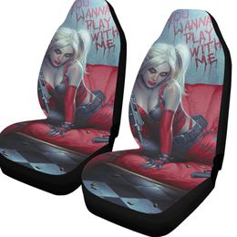 Universal Car Seat Covers Sexy girls front 2 pcs seats Fittings Sedans Auto Interior Cars Accessories Suitable For Care Protector 2362