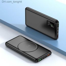 Magnetic Qi Wireless Charger Power Bank 20000mAh for 14 Samsung Poverbank PD 22.5W Fast Charging Powerbank Q230826