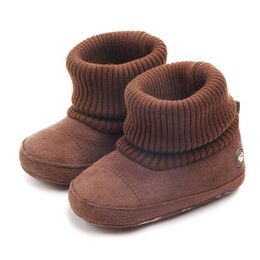 First Walkers Baby Boots for Newborn Keep Warm Winter Snow Boots knitted Baby Boys Girls Infant Toddler Anti-Slip First Walker L0826