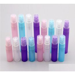 Packing Bottles Wholesale L 5Ml 8Ml 10Ml Plastic Frosted Per Atomizer Spray Bottle Refillable Pump Drop Delivery Office School Busin Otnmy