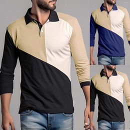 Men's T Shirts Fashion Spring And Autumn Casual Long Sleeve Button Solid Colour Unisex Turtle Neck For Men Tees