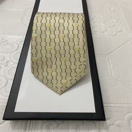 yy2023 Men's tie designer Men's silk tie letter jacquard woven tie, hand-made, a variety of styles men's wedding casual and business tie original box 881ngf