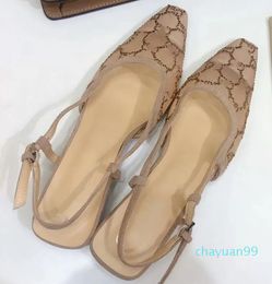 Designer Lace Dress Shoes Glitter Rhinestones Women Pumps Crystal Bowknot Satin Sandals 2023 Summer Transparent Shoes